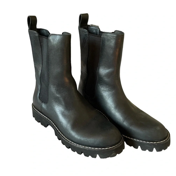 J.Crew Jaden High Shaft Chelsea Lug Sole Boot size 6.5 - Picture 2 of 10